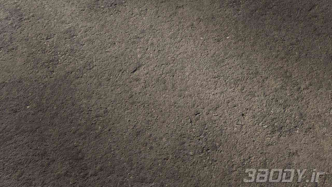 متریال بتن زبر rough concrete عکس 1